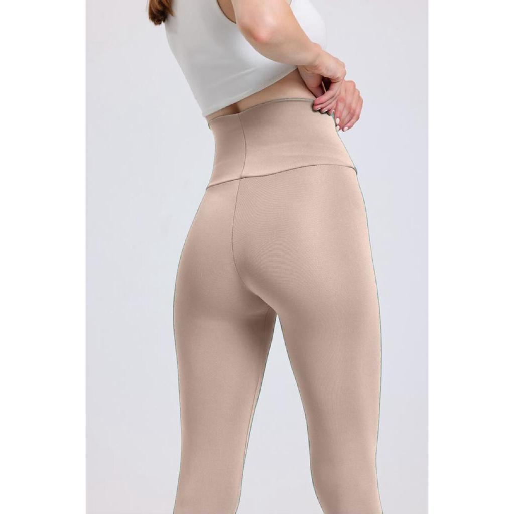 Navy Blue Cross Belt Push-up Slimming High Waist 1 Size Slimming Tights