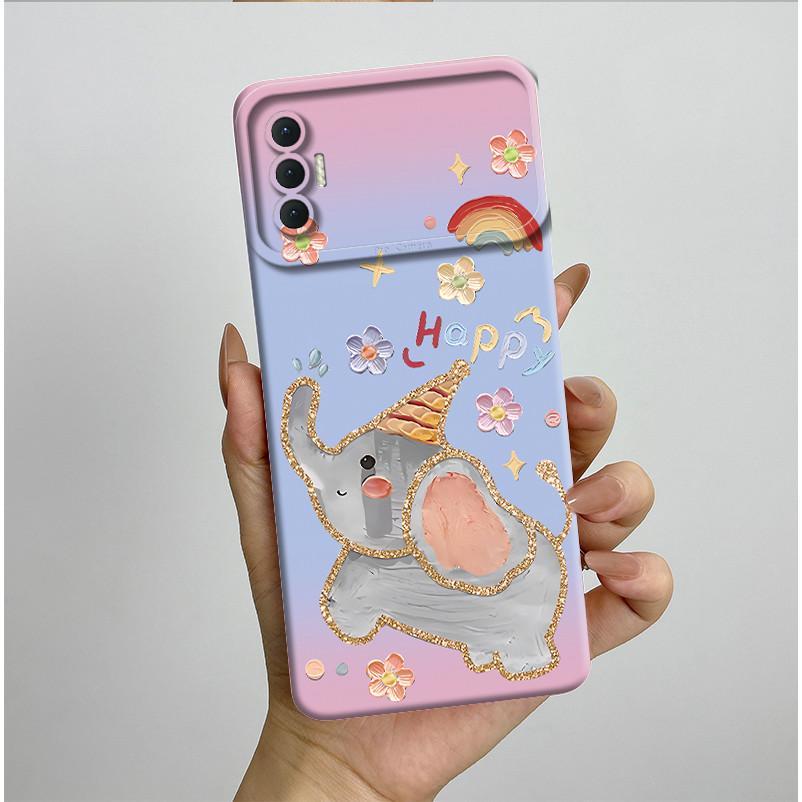 Чехол для Tecno Spark 8P Модный Эстетичный Бабочки Цветы Ударопрочный Силиконовый Мягкий ТПУ Чехол для Телефона Spark8P KG7 KG7H KG7n Обложка