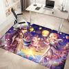 1pc Genshin Impact characters9 Print Area Rug - Soft, Washable Non-Slip Indoor Mat, Living Room, Home Office Decorative Rug,Office Decorative