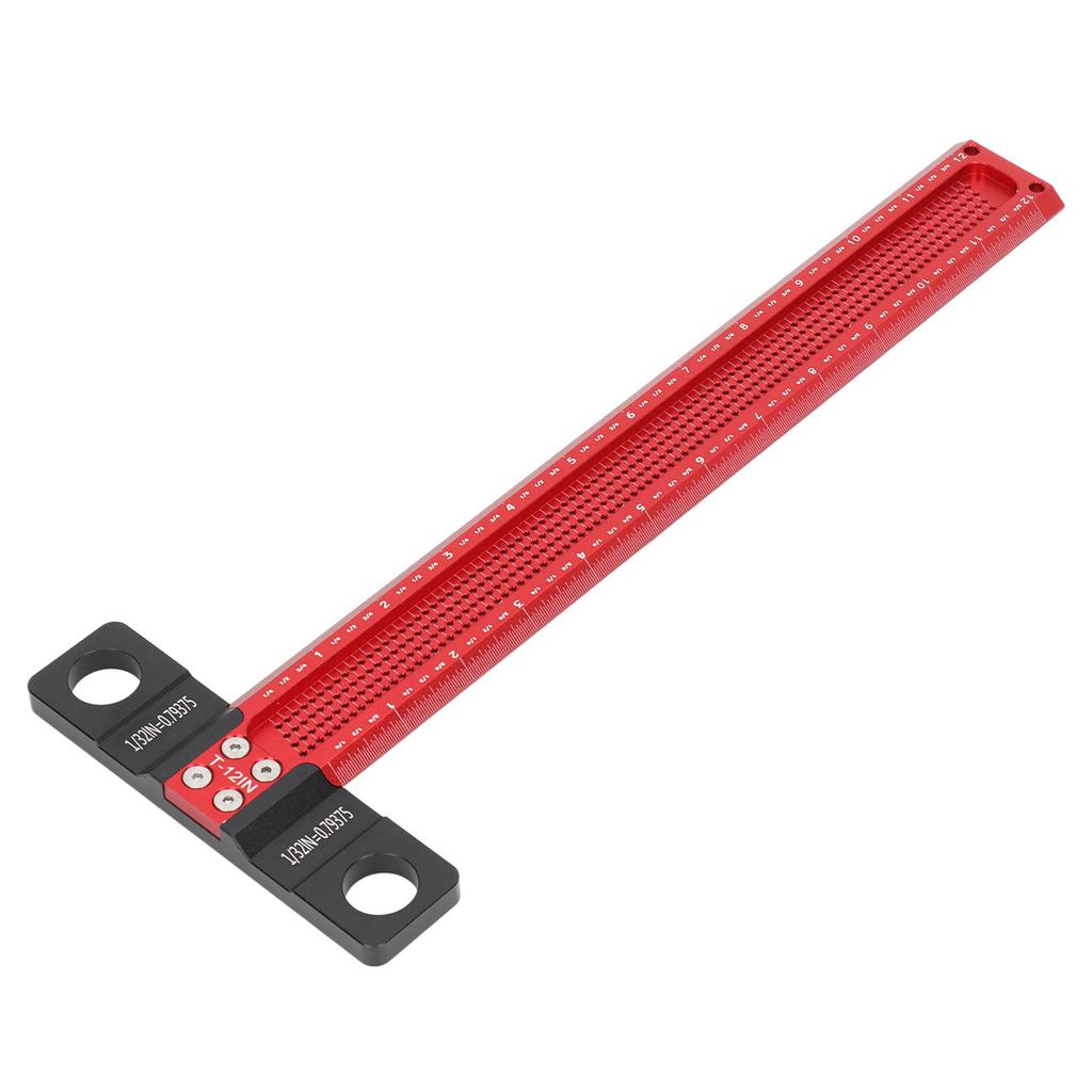 Т-образная линейка для маркировки отверстий, износостойкая, из алюминиевого сплава, точный калибр для маркировки отверстий типа Т