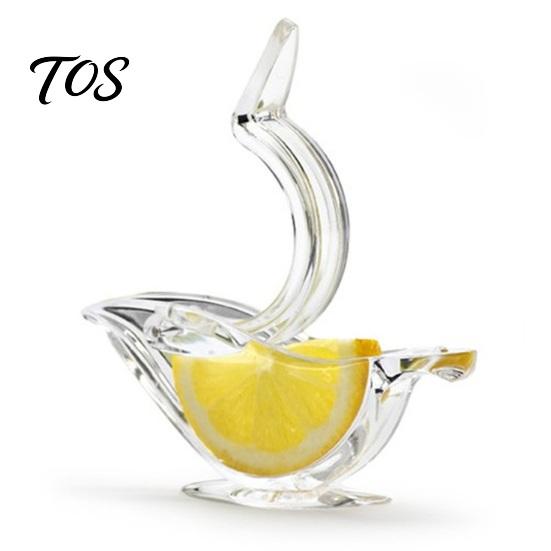 Meal Prep Juicer Acrylic Lemon Squeezer, Manual Citrus Juicer, Transparent Orange Lime Fruit Easy Operation Juice Tool Handheld Press for Small