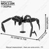 MOOXI Horror Game Monster Demon Train Clown Action Figures MOC Bricks Models Assembled Building Blocks Toys Kids Halloween Gifts