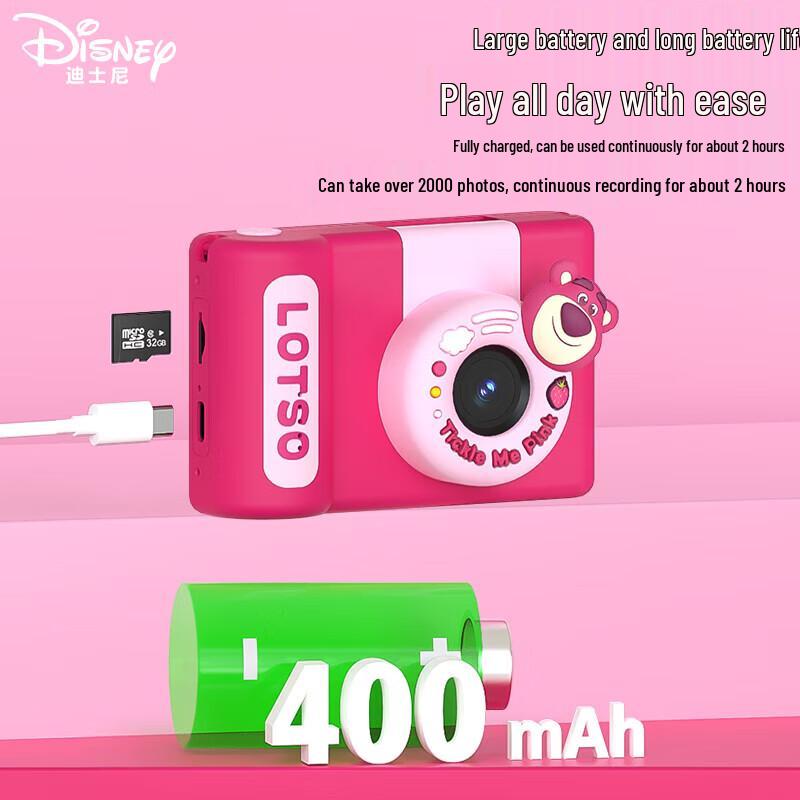 Disney C1 Цифровая камера Микки для детей, штепсель CN (адаптер в комплекте)
