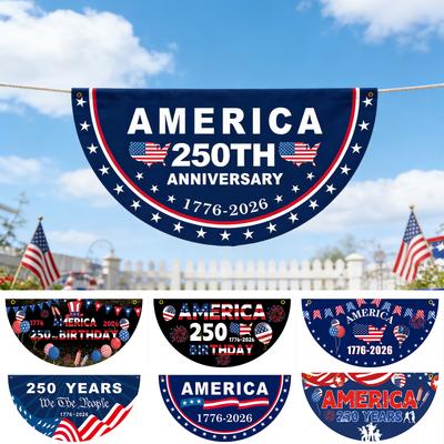 Флаг США к 250-летию, садовый флаг для украшения