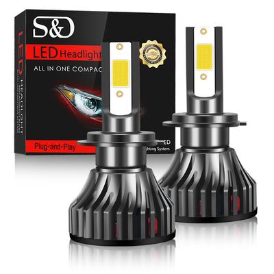 2 шт. супер яркий мини 20000LM Canbus COB светодиодный фонарь H4 H7 H8 H9 H11 H16 JP H1 H3 9003 HB2 9005 HB3 9006 HB4 9012 HIR2 H27 880 881 светодиодный противотуманный фонарь