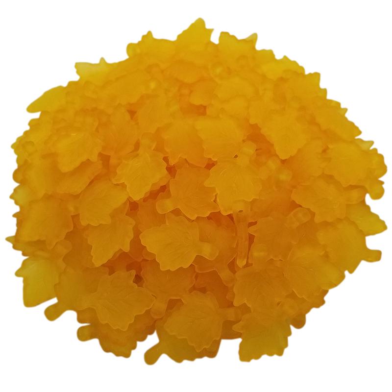 Простая мода для детей Кленовые листья Прозрачные многоцветные свободные бусины Мода для изготовления ювелирных изделий Аксессуары Ожерелье Браслет Изысканные ювелирные изделия