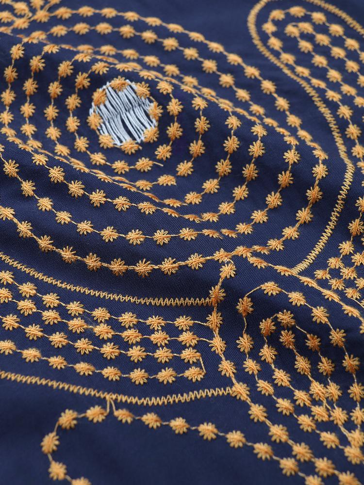 Большой размер кафтан с вышивкой, синий кисточкой, летнее длинное пляжное платье, женская домашняя одежда, купальный костюм, накидка, свободный кафтан