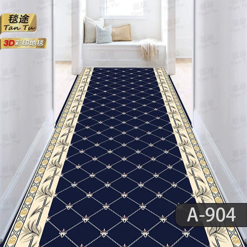 Luxury Corridor Runner Carpet Long Strip Rug for Hallway Living Room Home Aisle Floor Mat Entryway Decor