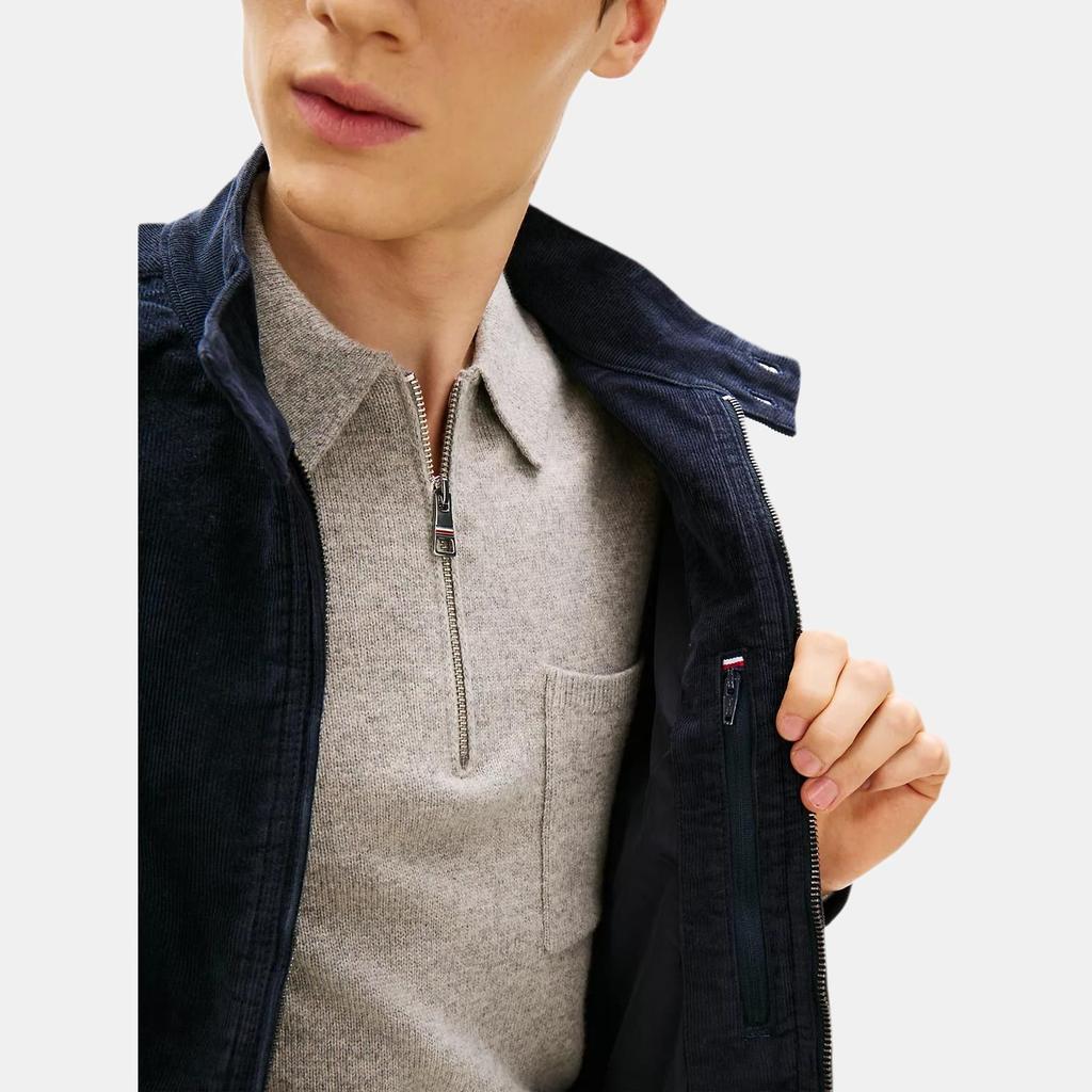 Tommy Hilfiger Удобная Универсальная Модная Эластичная Приталенная Повседневная Куртка Харрингтон Мужские куртки XM06223-DW5