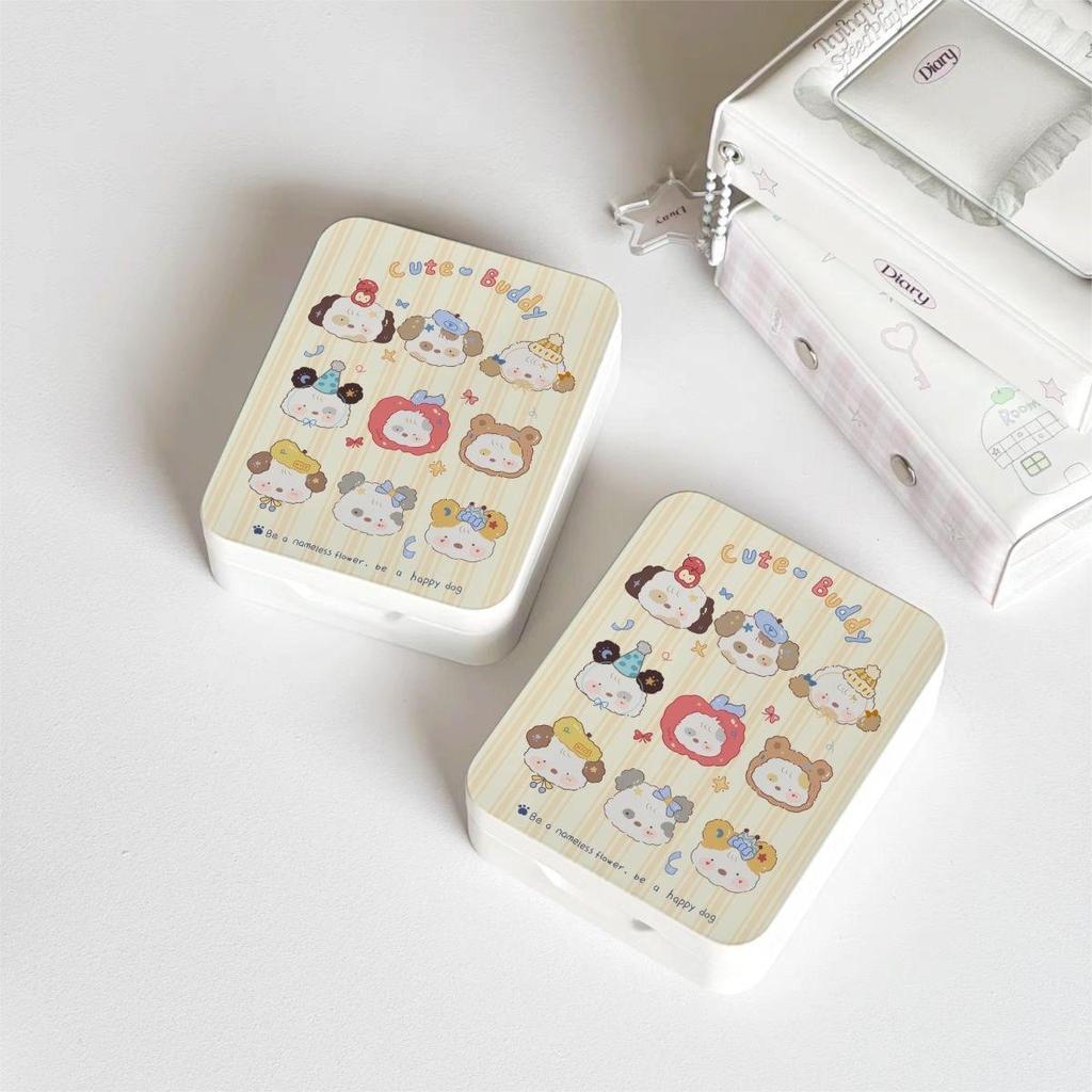 High-Value Cute Puppy Storage Box with Stickers and Cards for Students