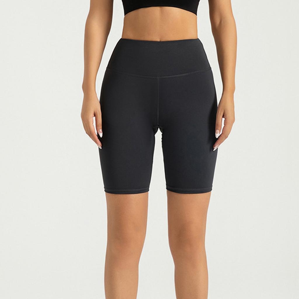 Женские спортивные шорты для фитнеса, персиковые шорты на бедрах, с высокой талией, эластичные колготки для йоги