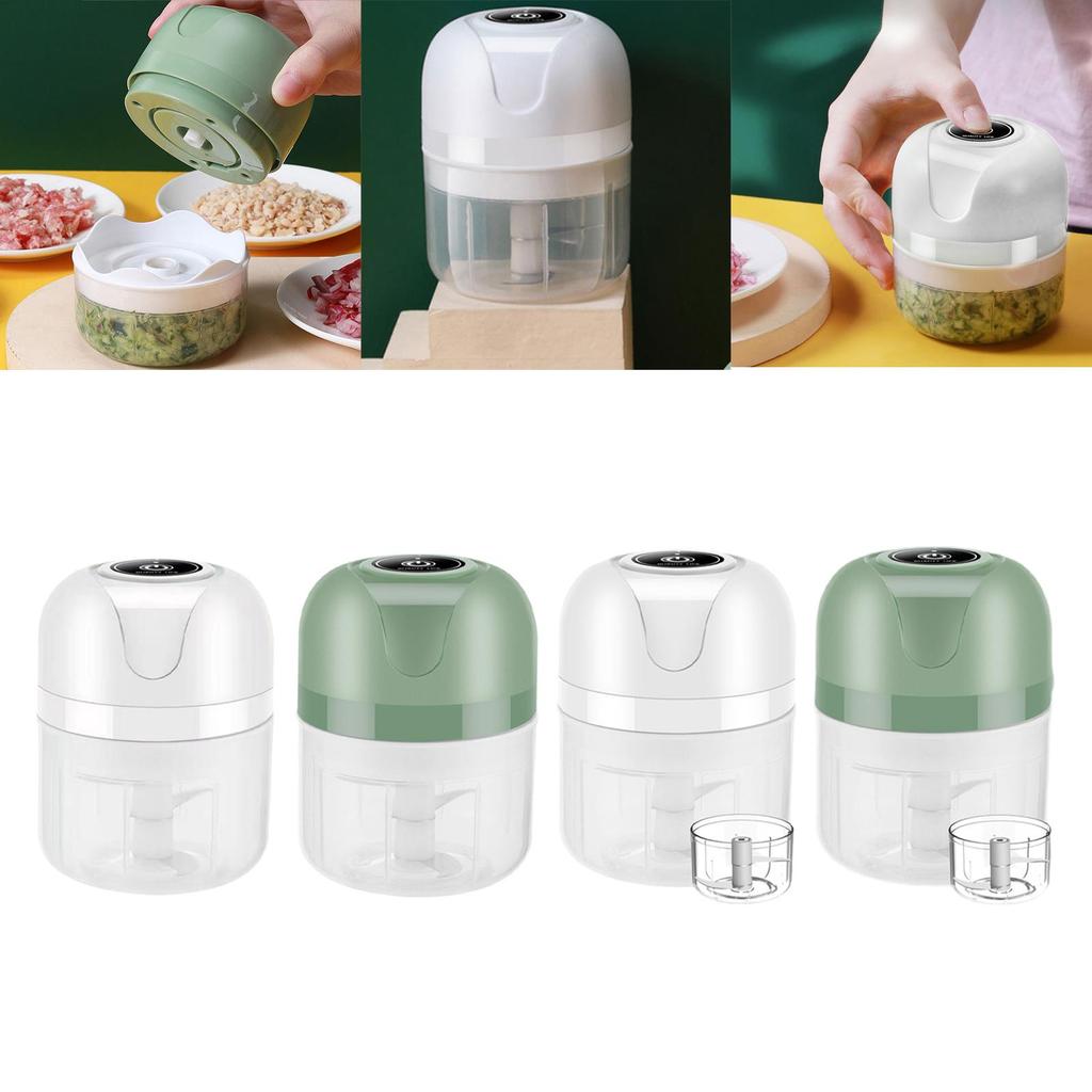 Electric Garlic Chopper Herbs Fruits Masher Food Blender Nuts Meat Processor