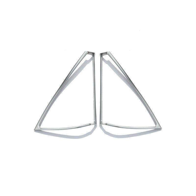 Matte Silver A Post Speaker Frame Cover Trim 2pcs Fit For Benz 2008-2014 C-Class