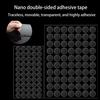 100Pcs Clear Double Sided Sticky Dots High Transparency Strong Viscosity Removable No Trace Widely Used DIY Adhesive Dots