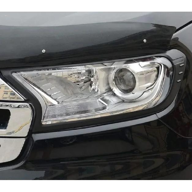 For JMC Ford Everest 2016-2020 Headlight Shell Lamp Shade Transparent Mask Headlamp Cover Plexiglass Replace Original Lens