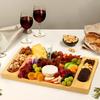 Разделочная доска, бамбуковая доска для мясных деликатесов, дизайнерская доска для сыра, поднос для сервировки еды для домашней кухни