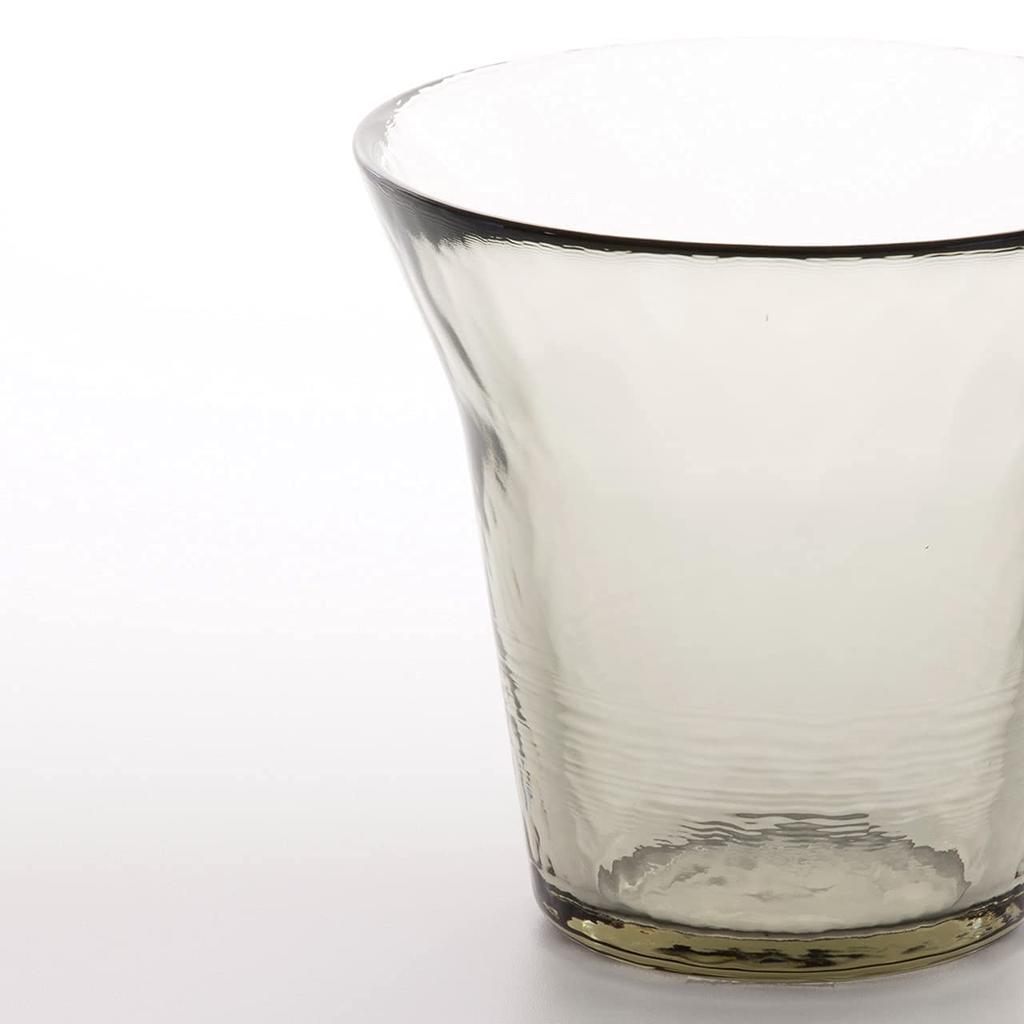 Стакан Wired Beans из стекла Wired Beans на всю жизнь, набор из пары, подарочная коробка, стакан 200 мл (Цугару Видро) (Серо-голубой)