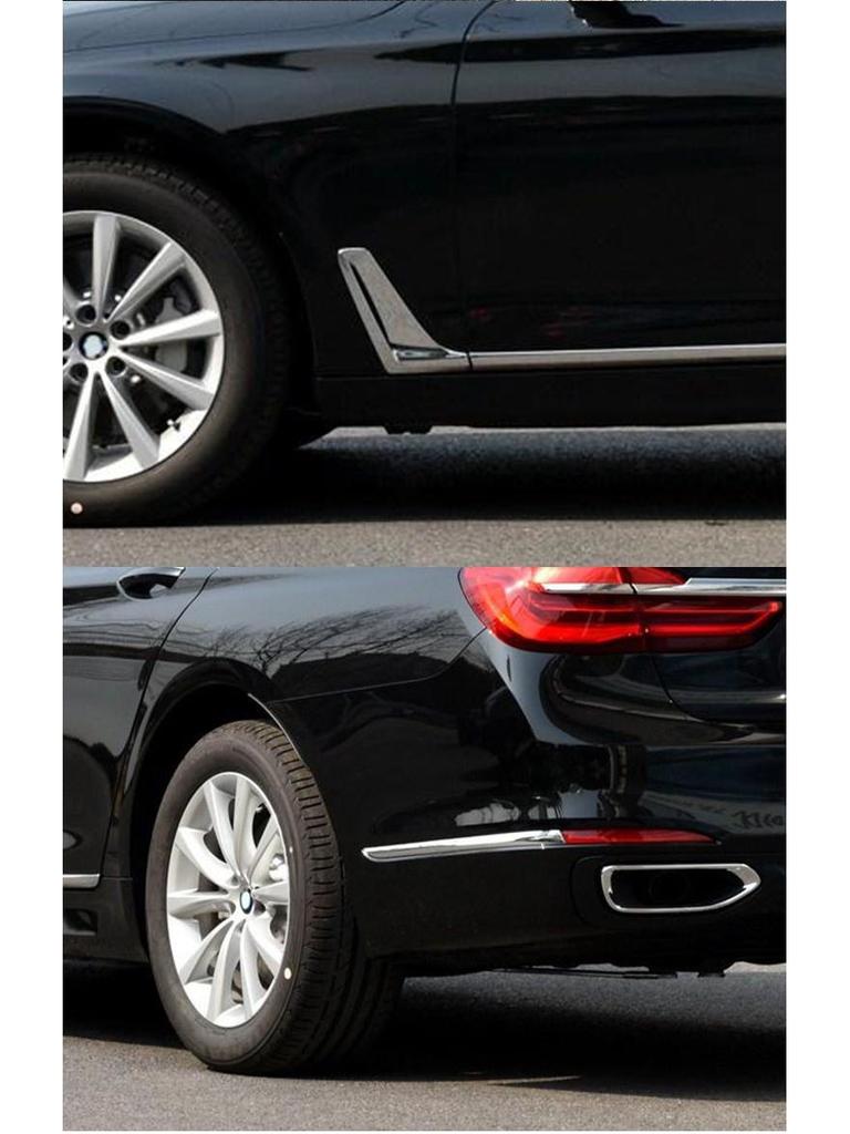 BMW Fender & Bumper Decorative Strips: 730Li Side Vents, 740Li Fog Light, 750L Front & Rear.