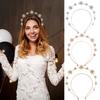 Double Layer Rhinestone Star Headband Crystal Ins Tiara Headdress Star Zircon Hair Hoop  Wedding