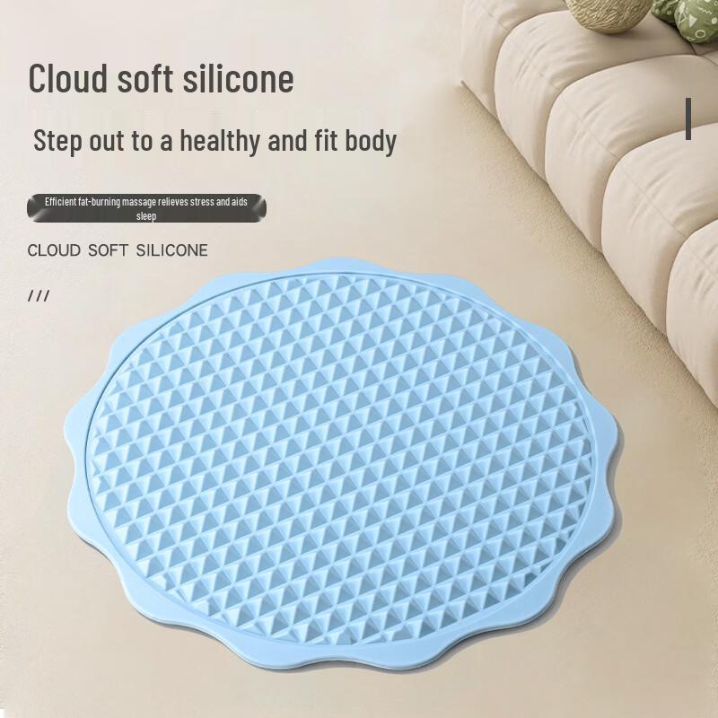 Силиконовый двусторонний массажный коврик для ног E-DONG