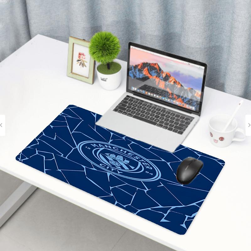 Football team City FC Print Mouse Pad, Anti‑Slip Desktop keyboard Mat, for PC Laptop Gaming Working Daily Use, Cool Festival Surprise Gift