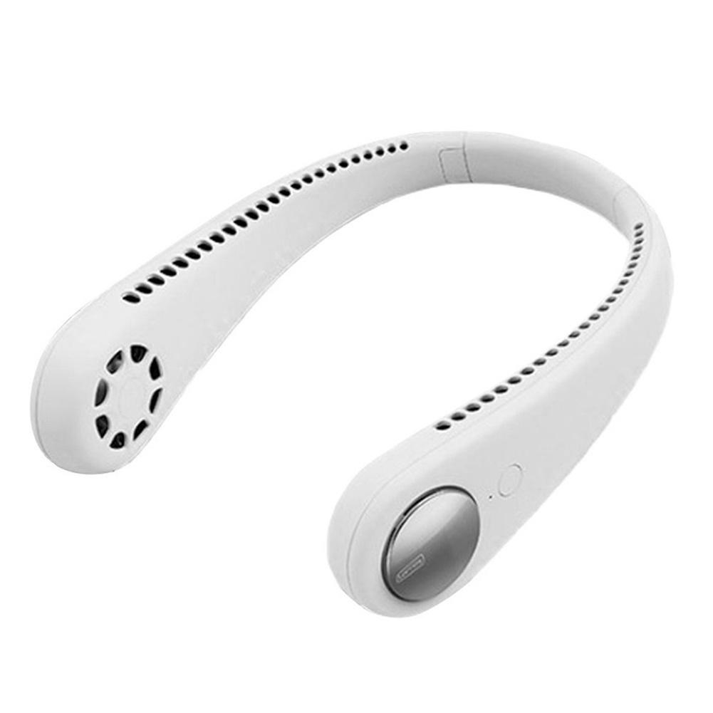 Портативный подвесной вентилятор на шею, мини-электрический беспроводной вентилятор, USB перезаряжаемые безлопастные бесшумные вентиляторы, кондиционер-кулер для спортивного вентилятора