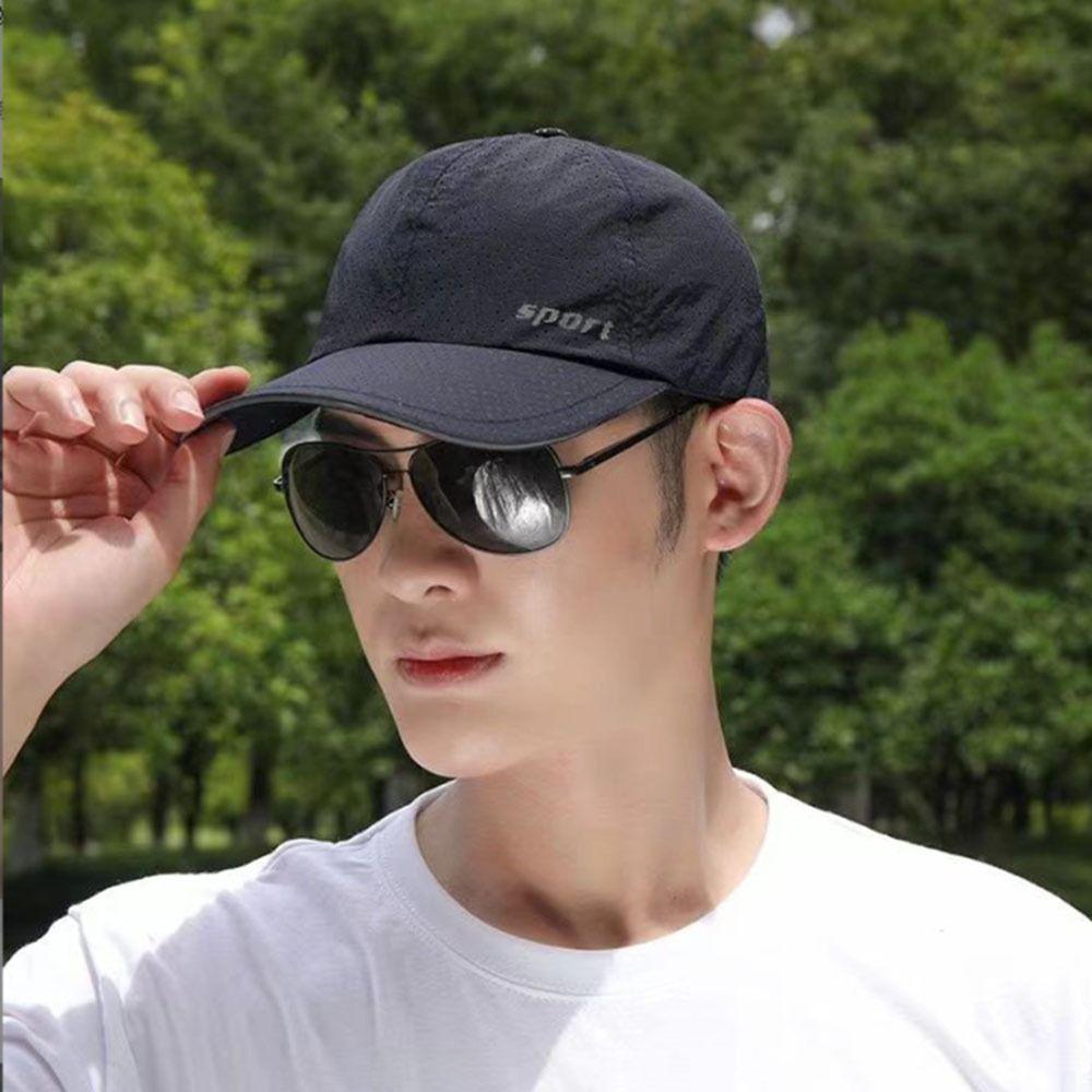 Adjustable Sun Hat Wide Brim Peaked Cap Fashion Sunscreen Hat Outdoor Sports
