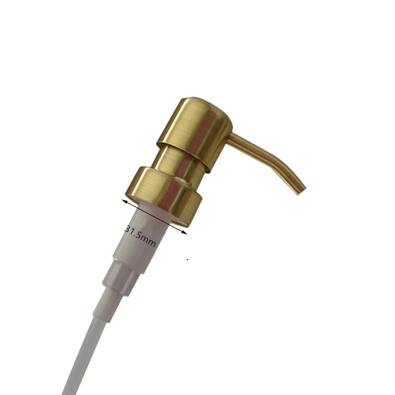 1 шт. 304 Нержавеющая сталь Насадка-насос для кухонной мойки жидкого мыла Черный/Золотой/Розовое золото