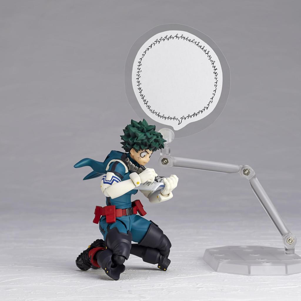 Kaiyodo Revoltech Amazing Yamaguchi My Hero Academia Izuku Midoriya Высота 150 мм, окрашенная подвижная фигурка, приблизительная. ПВХ и АБС без масштаба