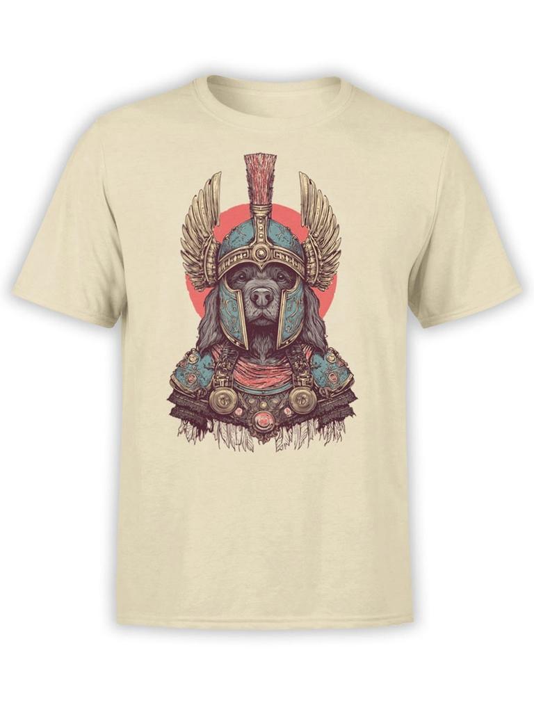 Fantucci Canine Centurion TShirt Funny Warrior Dog Tee Unisex
