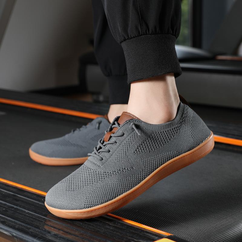 Минималистичные вязаные кроссовки для ходьбы женские мужские с широким носком повседневная обувь легкие тренировочные кроссовки дышащие балетки босиком
