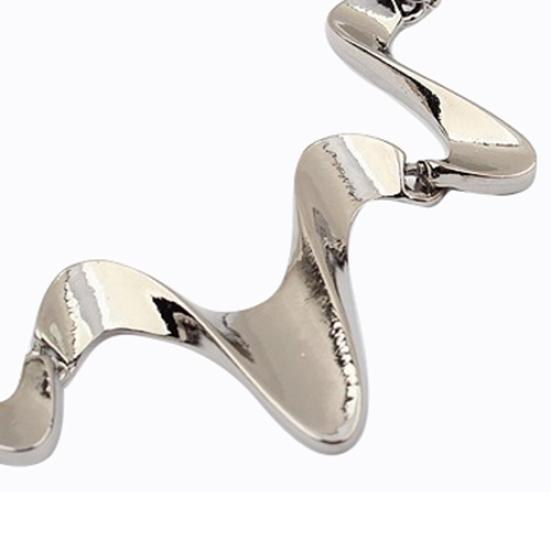 Women's Korean Wave Chain Style Choker Statement Bib Necklace Jewelry