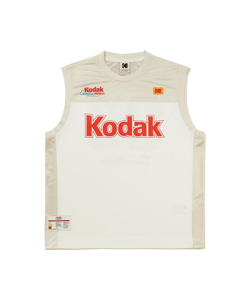 KODAK Белый топ без рукавов из сетки