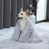 Plush Blanket Double Layer Plush Pet Blanket  Small  Medium and Large Dog Mat Long Hair Nest Mat