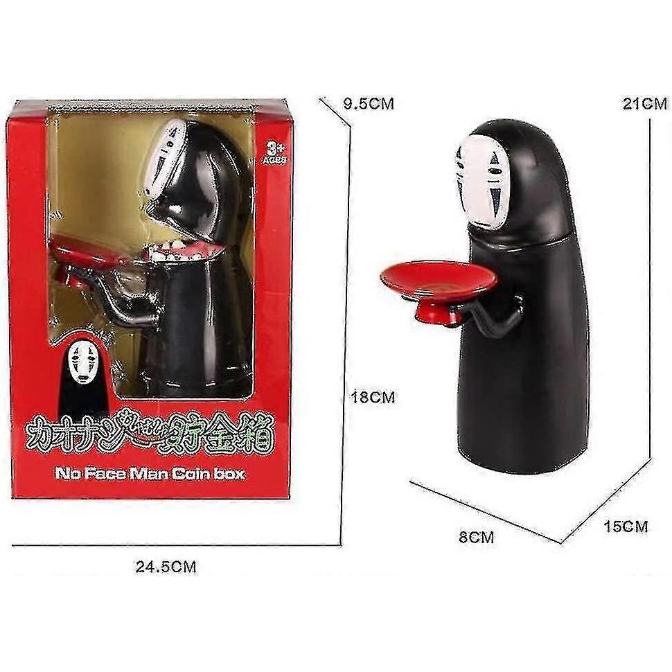 No-face Man Kids Coin Bank - Spirited Away Music Piggy Bank For Xmas Gift