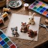 Craft 3D Beaded Animal Kit Animal Shape DIY Bead Craft Kit DIY 3D Beaded Ornament Set  Home Decor
