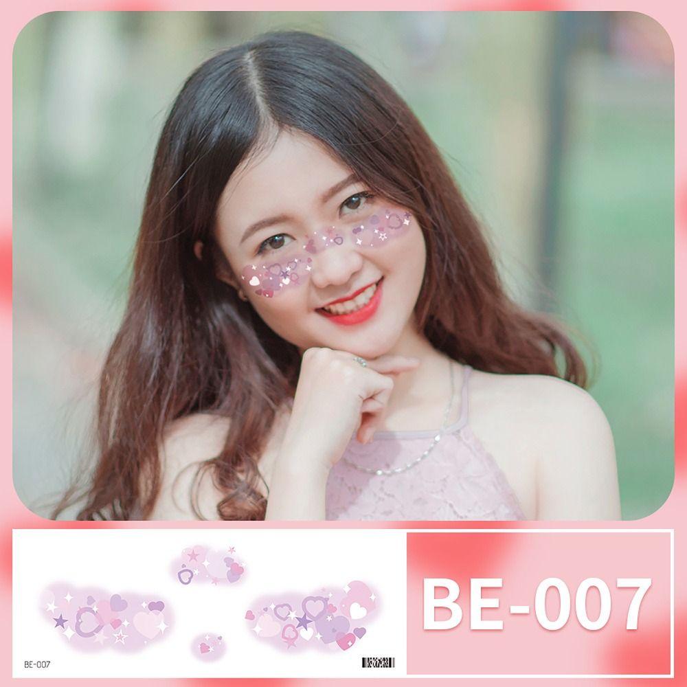Временные татуировки макияж наклейки для лица наклейка для лица татуировка наклейка удобная татуировка для лица для девочек