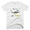 Футболка для самолета Mooney M20J / 201 - Персонализированная с бортовым номером N#