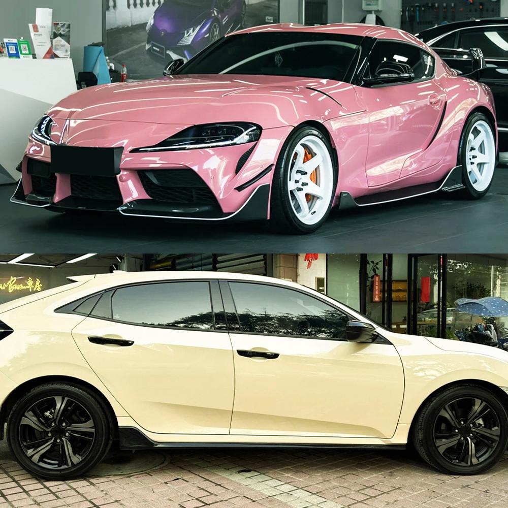 Автомобильная Кристальная Пленка Винил Меняющая Цвет Модифицированное Покрытие Транспортные Средства Мотоциклы Велосипеды Наклейки На Бок Кузова Аксессуары для Тюнинга