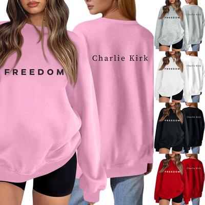 Женские модные топы, повседневные свободные пуловеры в полоску с круглым вырезом и длинными рукавами