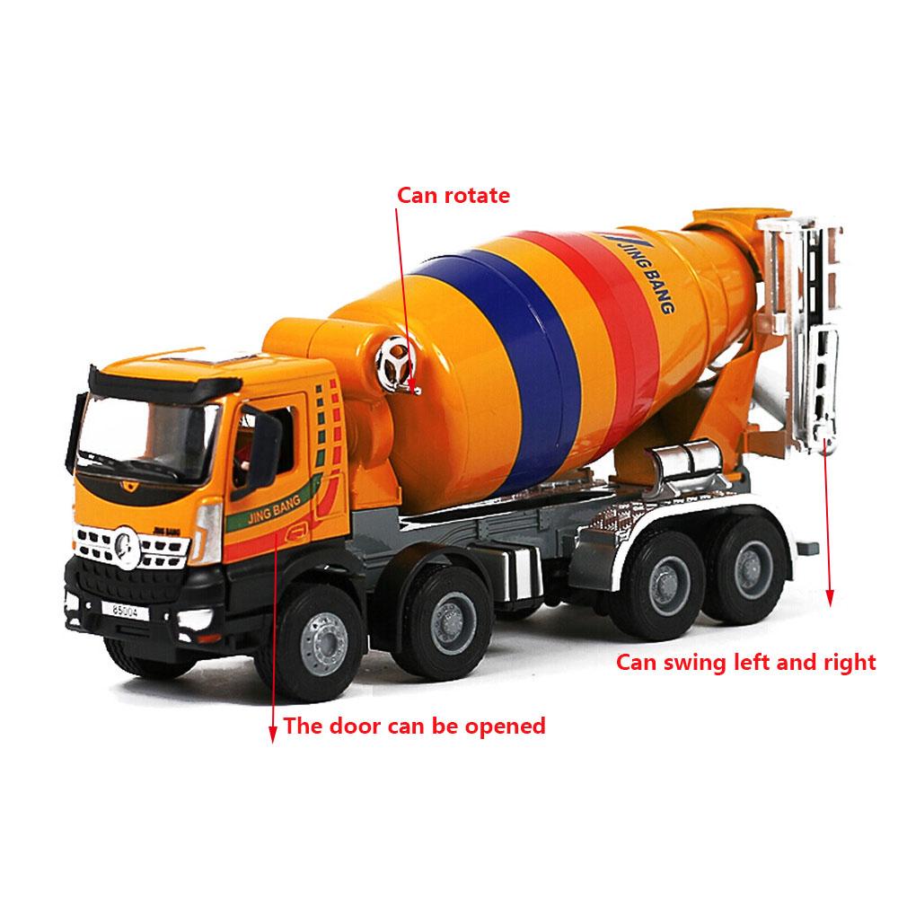 Модель миксера 1/50, литая под давлением модель транспортного средства, инженерный инструмент