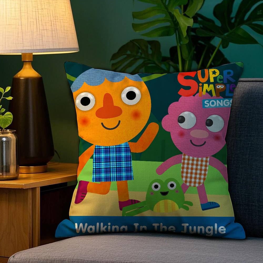 Мультяшная наволочка с лапшой и друзьями для дивана, гостиной, спальни, квадратная подушка с двусторонней печатью, наволочка для подушки для сна