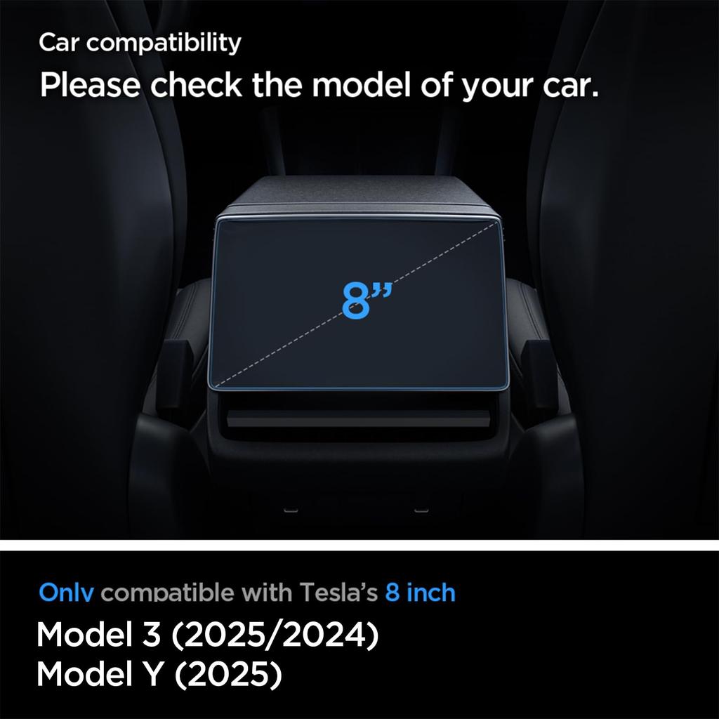 Spigen Защитная пленка для стекла для Tesla Model 3 (24) tRSlim 8" с набором пасты Анти
