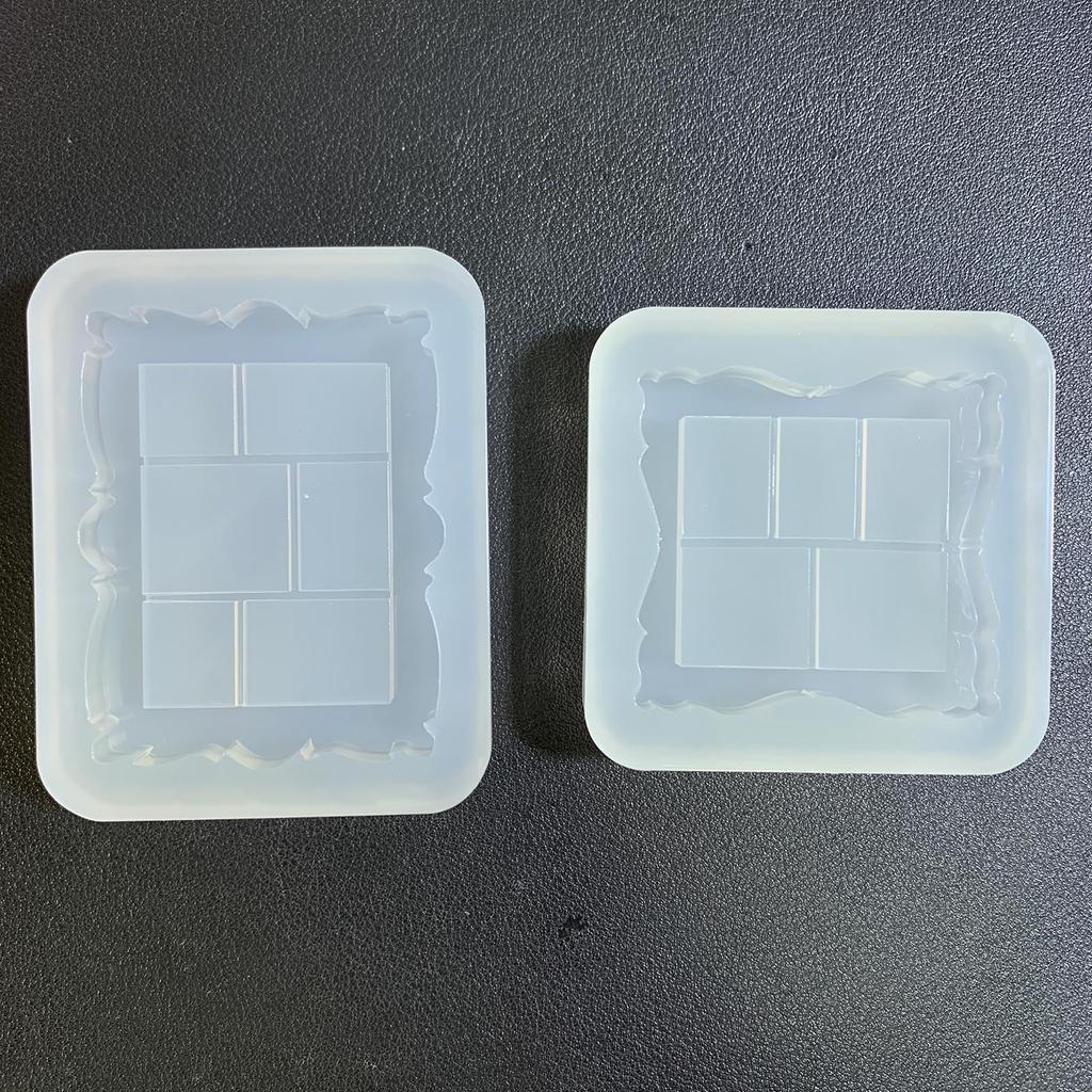 Silicone Mold for Crafting Custom Photo Frame Easy To Clean Frame Quicksand Mold Flexible Moulds for Craft Enthusiasts