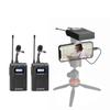 Boya Беспроводная микрофонная система BY-WM8 PRO K2 UHF, дальность 100 м, переключатель стерео/моно, совместимость с камерой/смартфоном, для YouTube, интервью, кинопроизводства