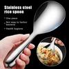 304 Stainless Steel Rice Spoon Anti Scalding Large Capacity Thicken Cooker Scoop Multi-Purpose Tableware Buffet Serving Spoons