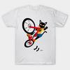 T Shirt Women Bike Action Harajuku Print Kawaii Tshirt Summer Short Sleeve Female T-Shirt Top Tee