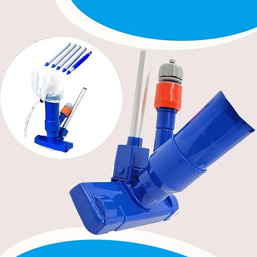 Portable Vacuum Nozzle Suction Pool Head Swimming Pool Cleaning Set Spray Vacuum Suction Head With Bottom Brush
