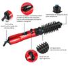 3 в 1 вращающийся электрический выпрямитель для волос, щетка для завивки волос, фен, щетка для горячего воздуха, расческа для укладки волос с отрицательными ионами