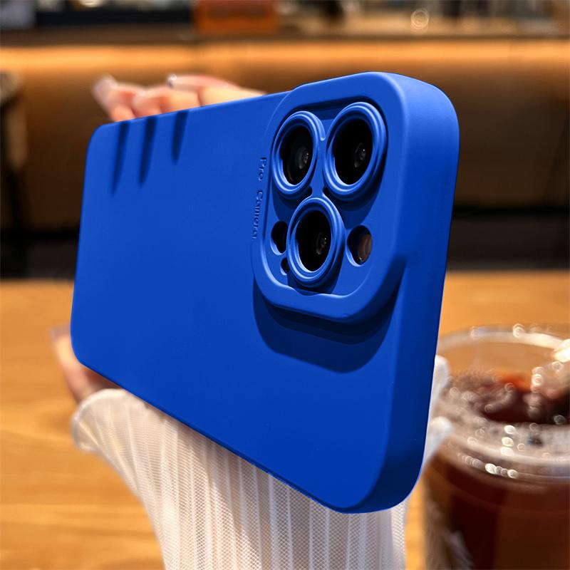 Matte Silicone Soft Phone Case For For Iphone16 13 14 1 12 11 Pro Max XR X XS 8 7 Plus Camera Lens Portector Back Cover